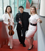 The Prima Trio performas at the Lake County Concert Association